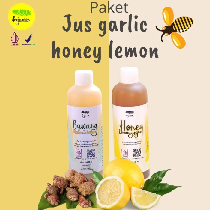 

paket jus bawang honey lemon