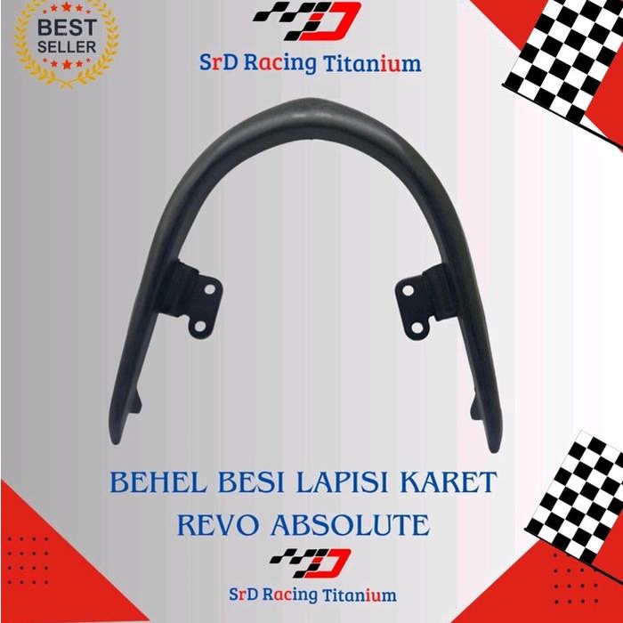 Promo Terbatas Behel Jok Belakang Revo Absolute Full Karet Berkualitas Setara Ori Motor Aman