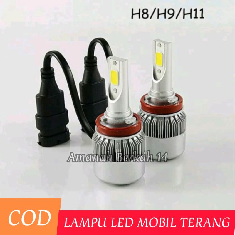 Tahan Lama Lampu Led C6 H11 36Watt Putih Ada Kipas Pendingin, Lampu Foglamp Mobil, Foglamp Avanza