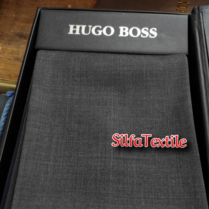 Kain Celana Superfine Wool 180's Cashmere HUGO BOSS In Italy (130x150)