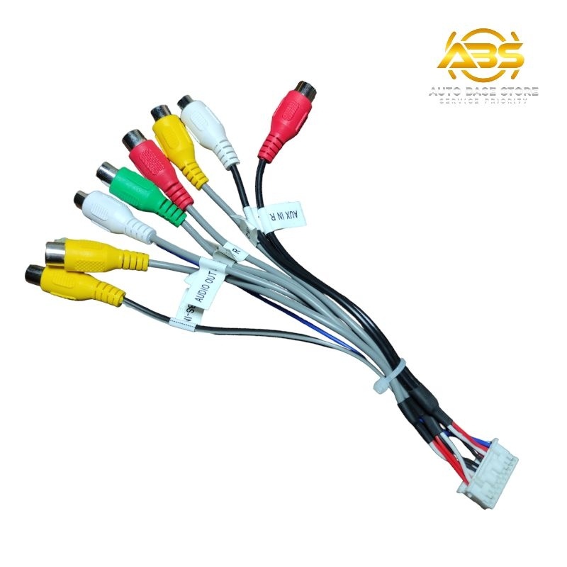 Promo  Kabel Head Unit Android Kelengkapan Android Antena Gps 4G Mic Rca Usb