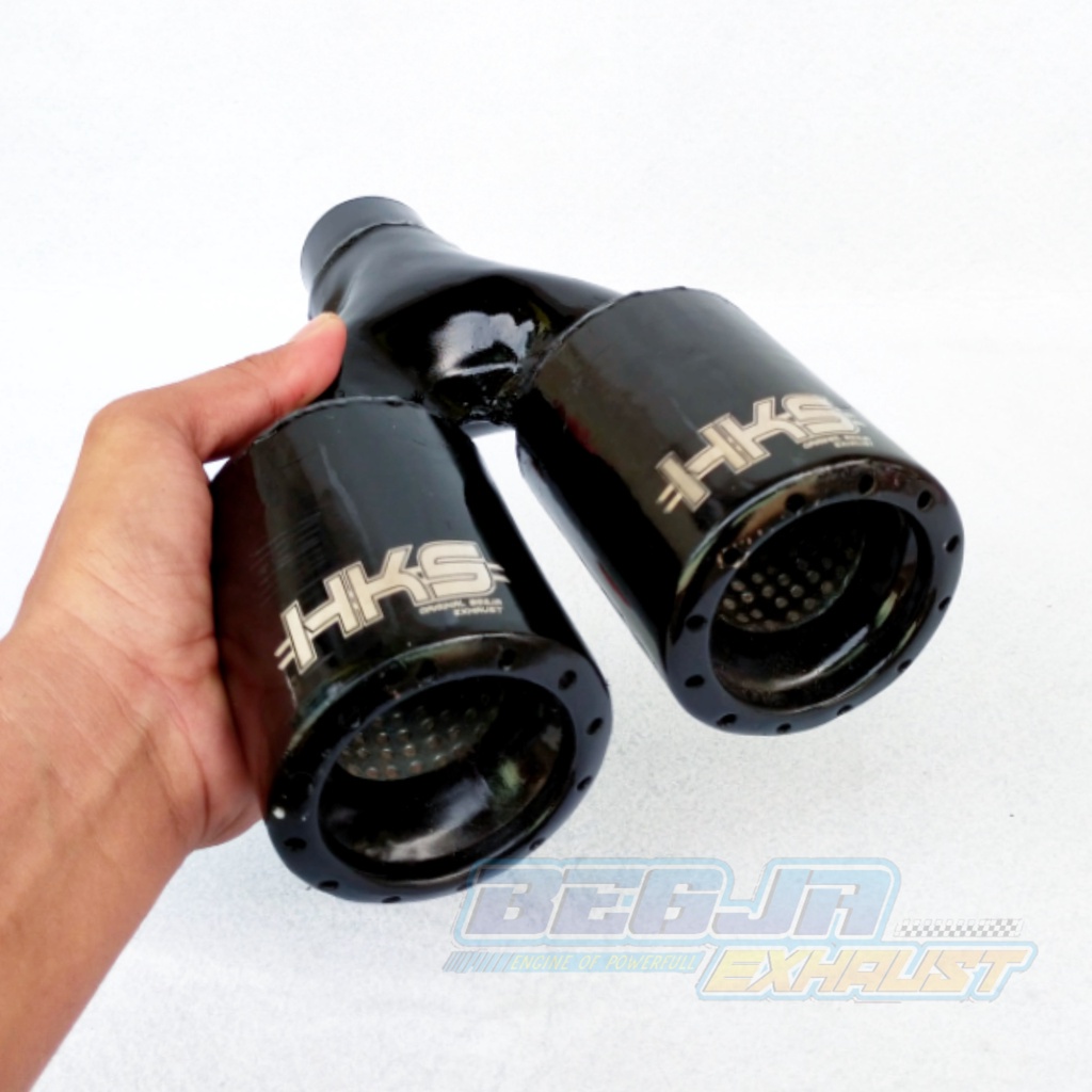 Harga Miring Knalpot Mobil Racing Hks Black Cabang Original Begja Exhaust