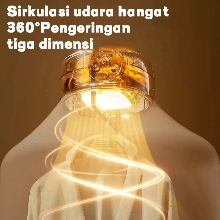 PHILIPS Mesin Pengering Pakaian Portabel Pemanas Pengering Pakaian Lipat Listrik Pengering Otomatis