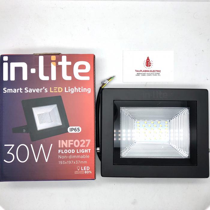 LAMPU SOROT LED INLITE IN-LITE 30W 30 W 30WATT 30 WATT