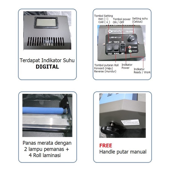 Murah Mesin Laminating A3 Digital Lcd / Laminator Machine A3 Digital Or 330D
