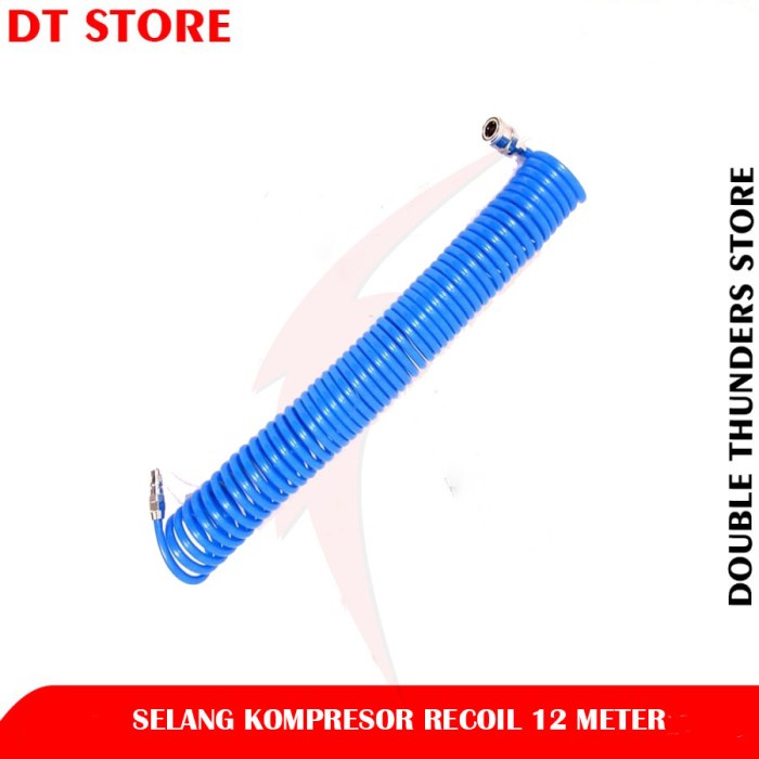 Selang Spiral / Selang Recoil Angin Kompresor