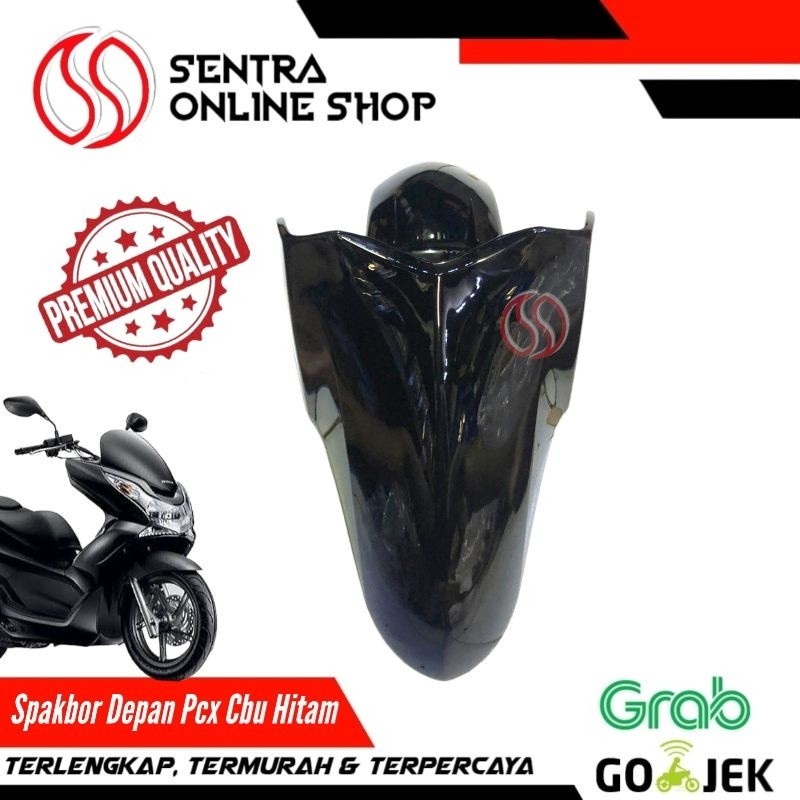 Spakbor Depan PCX CBU Hitam
