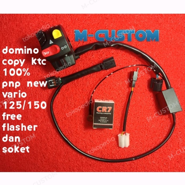 saklar domino ktc pnp new vario 125/150 , 100% pnp