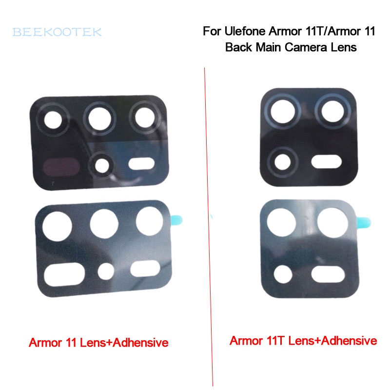 New Original Ulefone Armor 11T Armor 11 Rear Main Back Camera Glass Lens+Foam Adhensive Parts For