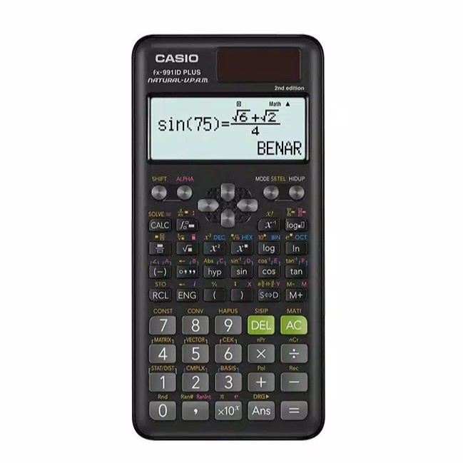 

Jual [READY] KALKULATOR SCIENTIFIC CASIO FX 991ID PLUS 2 ORI