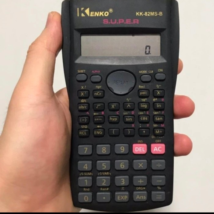 

Jual [READY] Kalkulator science (calculator) scientific sma IPA ada sin cos tan