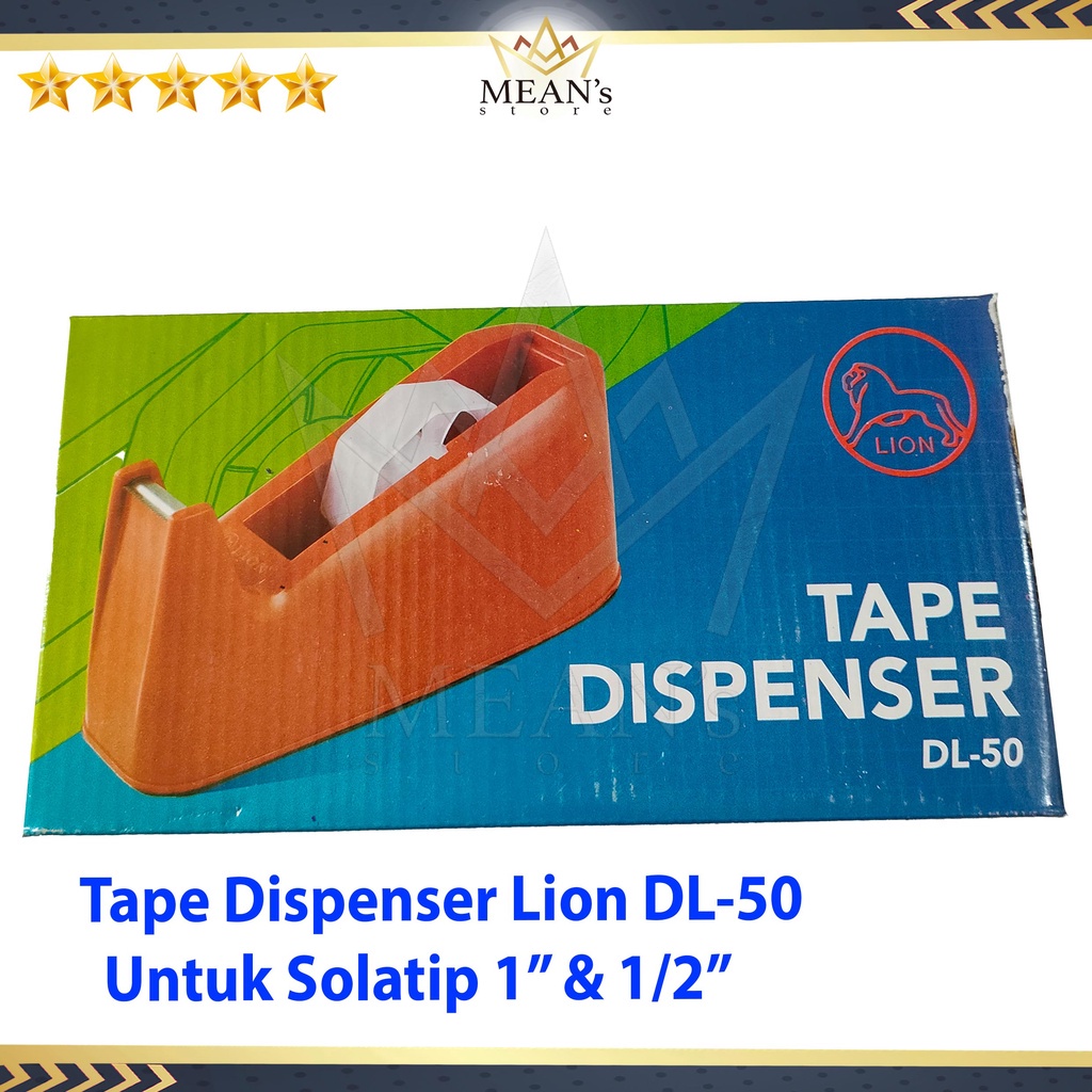 

Tape Dispenser Lion DL-50 / Pemotong Isolasi DL 50 / Alat Potong