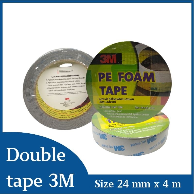 

Double Tape Foam 1" Inch Merk 3M ORIGINAL
