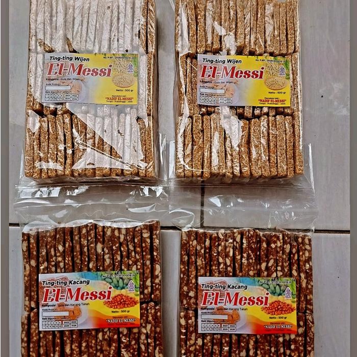 

4pack ting ting kacang dan wijen total 2kg