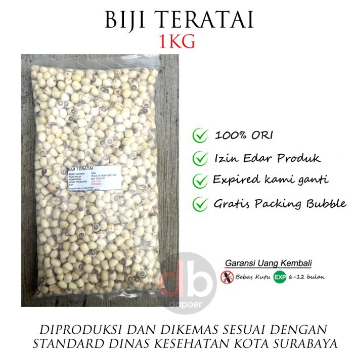 

Biji Teratai 1Kg LOTUS SEED Lien zi