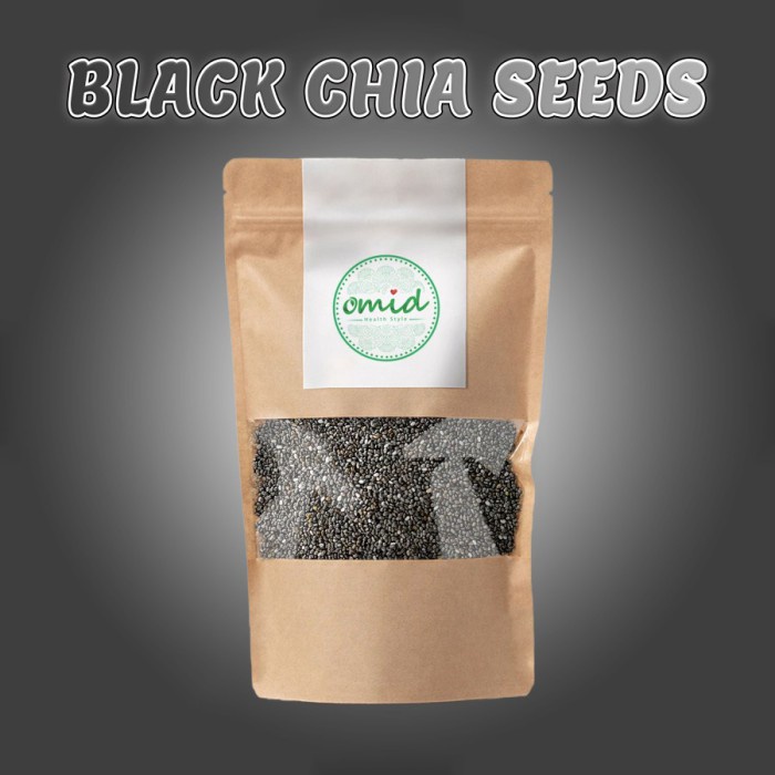

250 gr - Black Chia Seeds Biji Chia Hitam