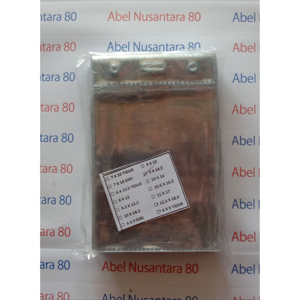 

Plastik Panitia 9x14.5