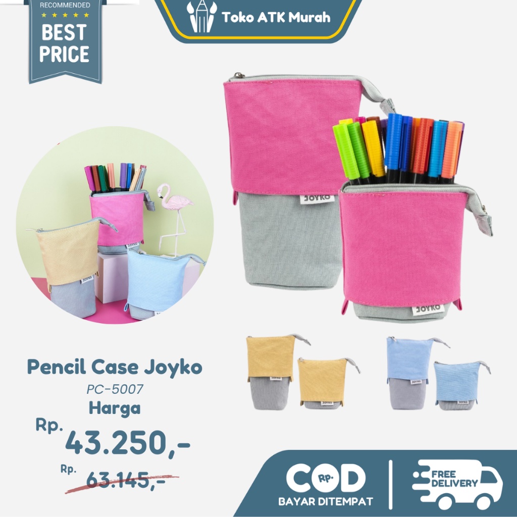 

Pencil Case Joyko PC-5007 Kotak Tempat Pensil