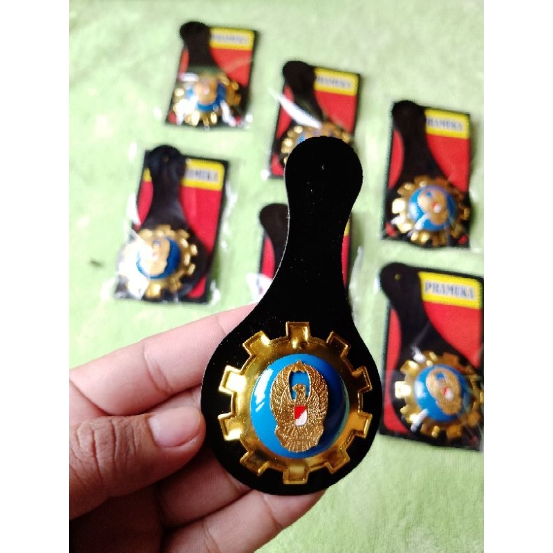 

Tanda jabatan dewan saka bhayangkara / saka Wira kartika / perlengkapan Pramuka / alat-alat pramuka