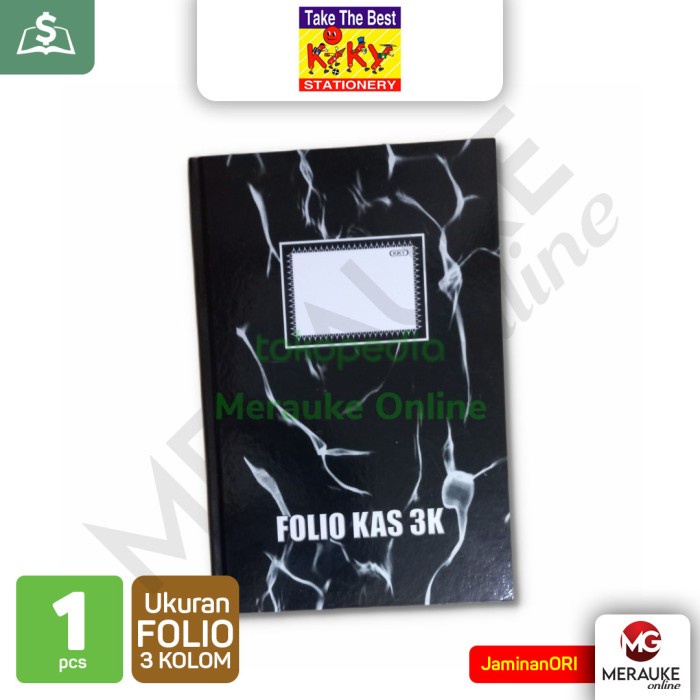 

KIKY Folio Kas 3 Kolom 100 Lembar