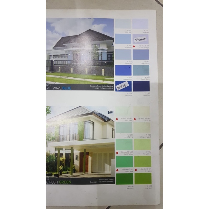 CAT TEMBOK EXTERIOR/CAT LUAR MOWILEX WEATHERCOAT-WARNA ABU-ABU