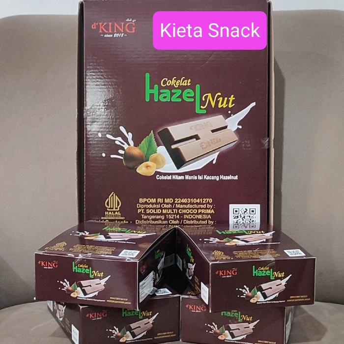 

terbaru !!! [flash sale] paket reseller coklat dking hazelnut 1 dus 4 pak ready