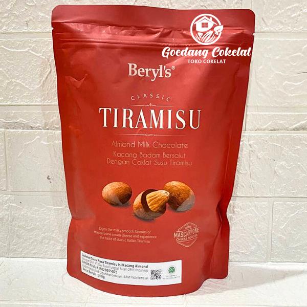 

terbaru !!! beryl's classic tiramisu almond green tea milk white dark chocolate 300g beryls coklat