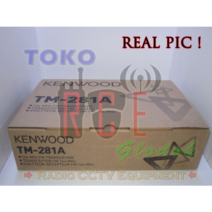 Terlaris Radio Rig Kenwood Tm281A Original Vhf Radio Amatir Tambang Ht Walkie Talkie Tm281 Tm 281 A