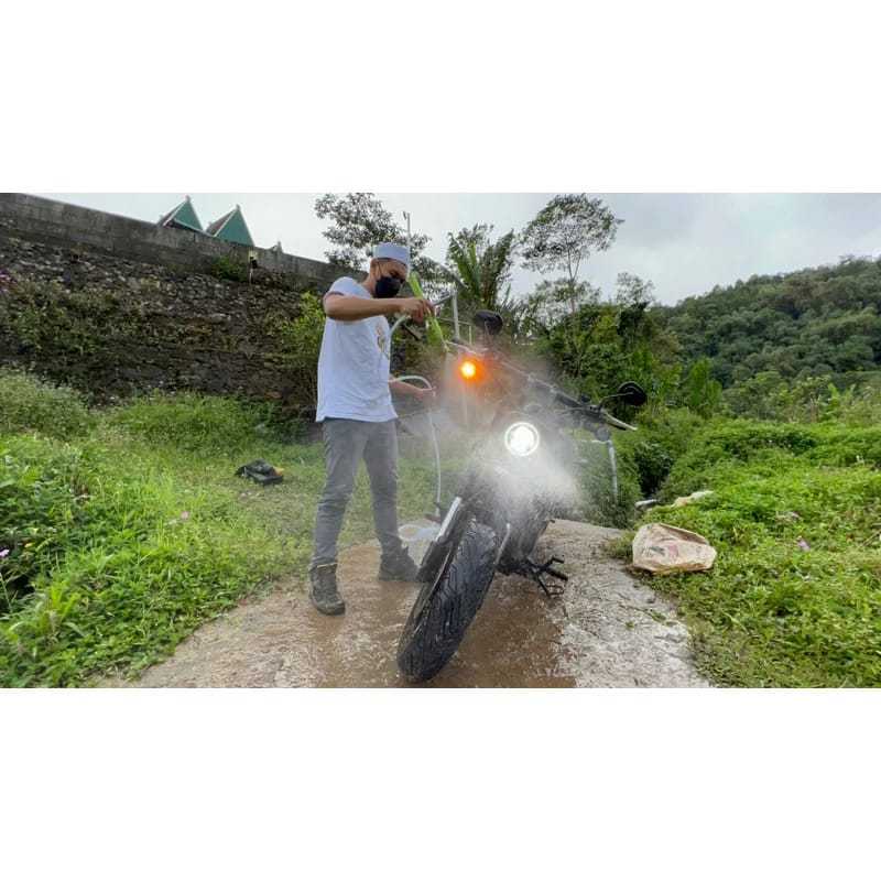 Terlaris KURENZA Alat Cuci Motor Mobil Mesin Mini Portable 340PSI Semprotan Cuci motor Alat Pencuci