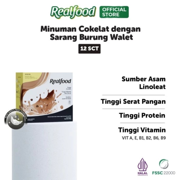 

REALFOOD MINUMAN COKELAT DENGAN SARANG BURUNG WALET - 12 PCS