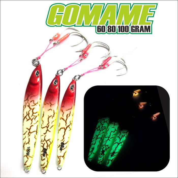 Promo Metaljig Gomame 60 N80 100 Gram Umpan Jigging Cod