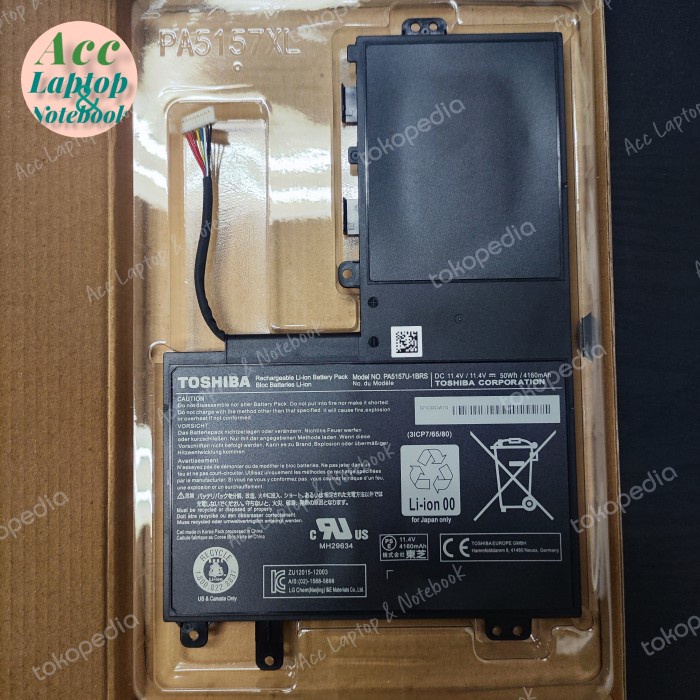 ORIGINAL BATERAI TOSHIBA E45T E55T U40T U50T U50D M50-A PA5157U-1BRS
