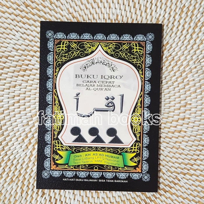 

BUKU IQRO BESAR. BUKU IQRO BENDEL BESAR KERTAS CD 100% ORIGINAL