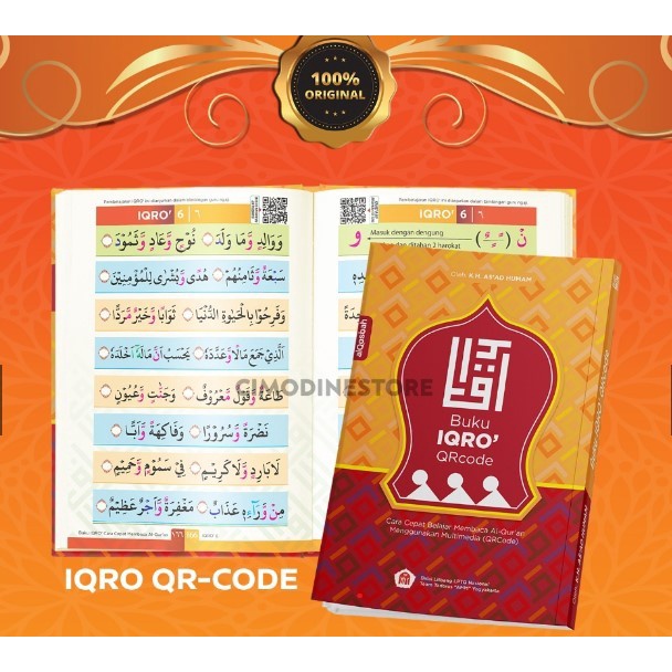 

BUKU IQRO' MILENIAL IQRA WARNA ARAB LATIN FULL COLOUR AL QOSBAH BEST SELLER