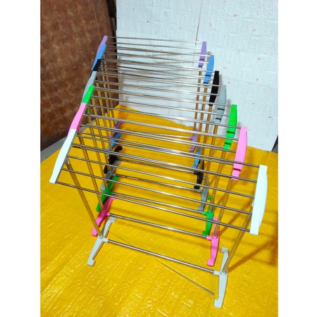 DISKON BESAR Jemuran Handuk Rak Handuk Jemuran Portable Sserbaguna Jemuran Pakaian Ukuran 76 x 31 x