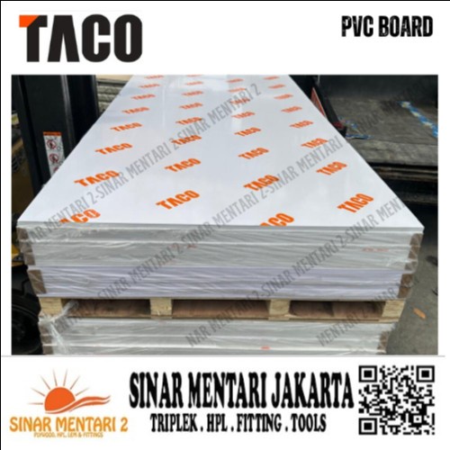 PVC Board Taco 3,5,9,12,15,18 mm