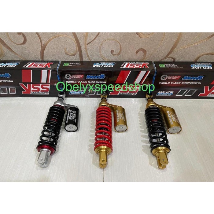SHOCK YSS G PLUS GOLD SERIES 330 MM VARIO 125 & VARIO 150 BLACK GOLD