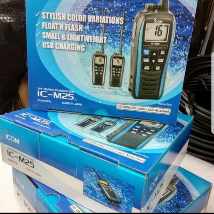 HT ICOM IC-M25 MARINE ORI GARANSI ICOM M 25