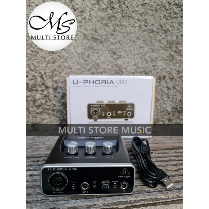 Behringer UM2 - UM 2 - Soundcard Audio Interface Recording Behringer
