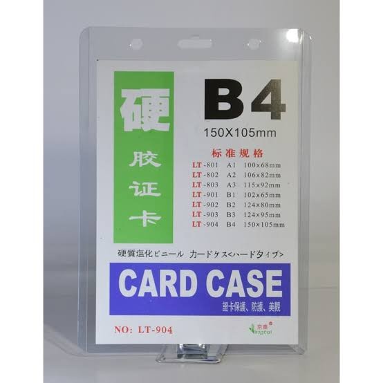 Plastik ID card / Name Tag / Card Case B4