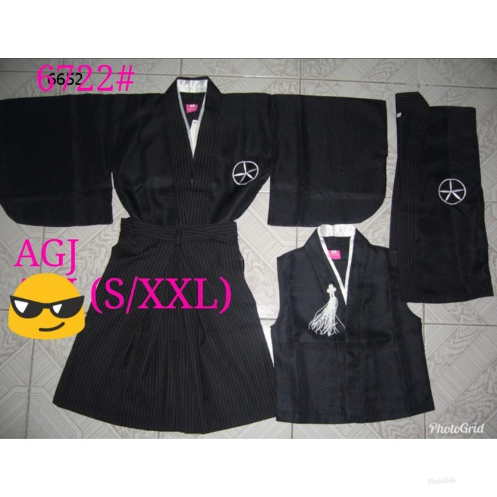 kostum kimono jepang anak laki / kostum samurai jepang anak laki