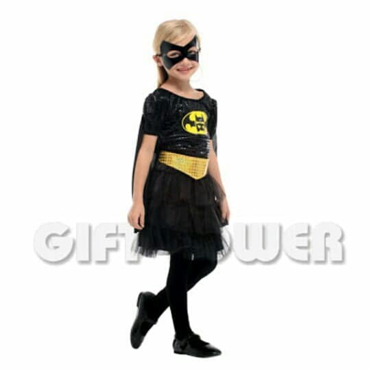 kostum batgirl anak / kostum superhero anak perempuan