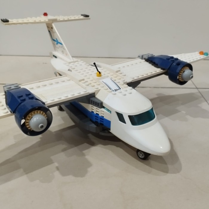 TERBARU Lego MOC Police Jet Pesawat Plane ori original asli