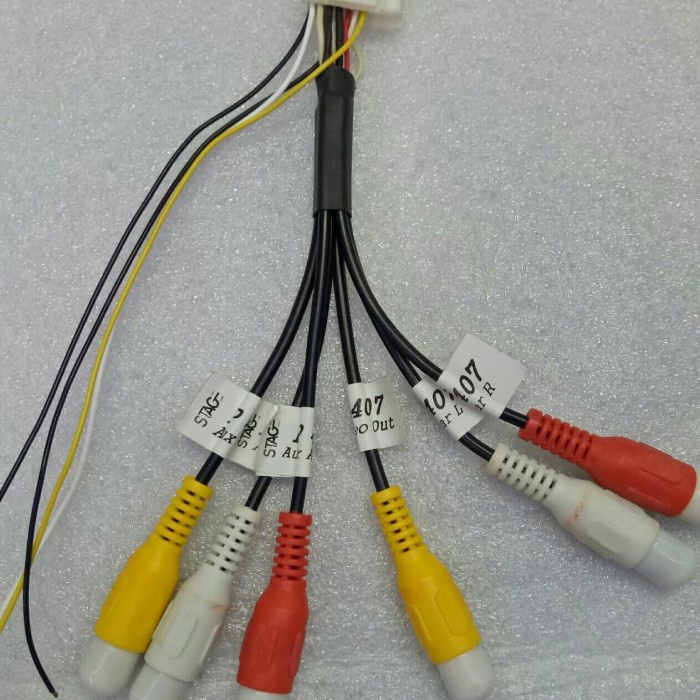 Soket AV IN + Video Out + RCA Audio Pajero Clarion NX 407 AM