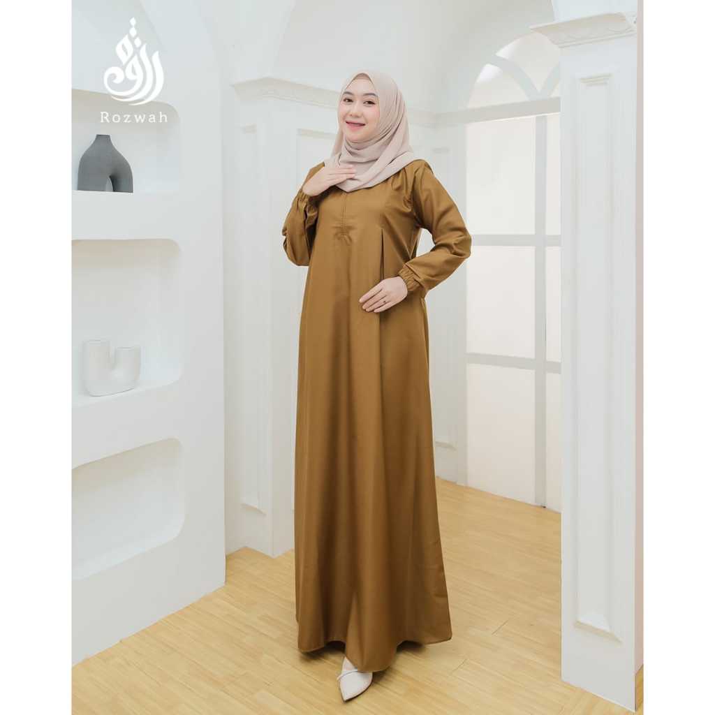PROMO / GAMIS PNS POLOS TOYOBO PREMIUM EXSLUSIVE ROZWAH/KHAKI/PEMDA/PDH/SERAGAM PNS WANITA/GAMIS