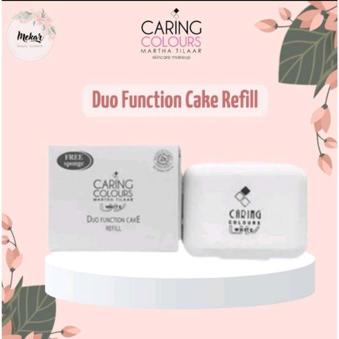 Terbaru Caring Colours Refill Uv White Duo Function Cake (Refill Twc)