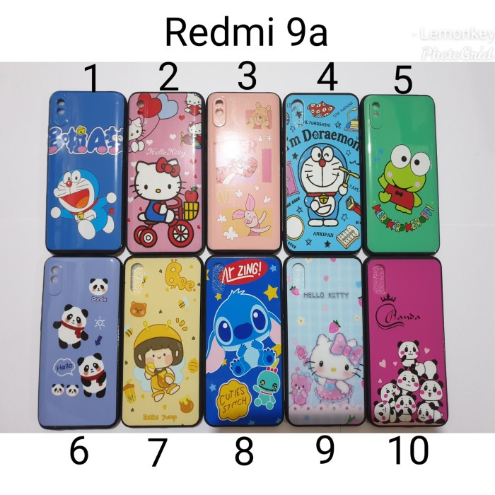 Soft case Fuze Xiaomi Redmi 9a Motif Karakter Redmi9a