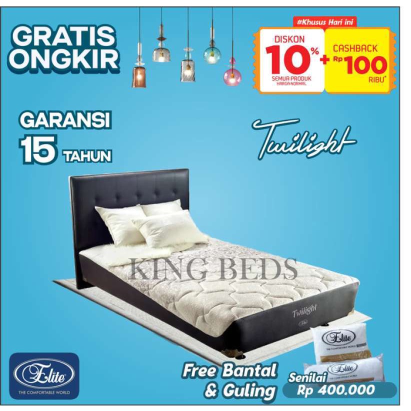 Elite Spring Bed Twilight divan Bedset Matress 100 120 160 x 200 *