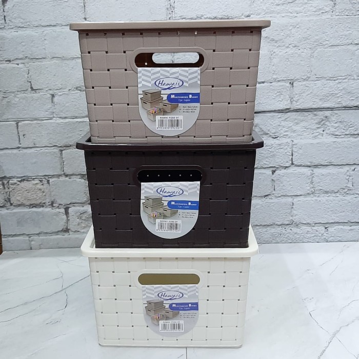 KOMPLIT Keranjang Plastik Tutup Lugano 9250 S Hawaii