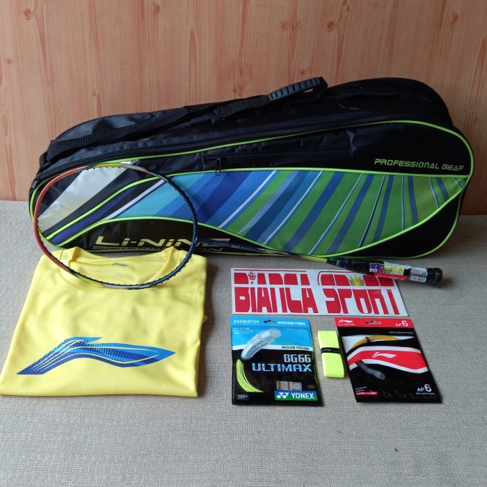 JaminAnOkE- raket badminton LINING G-FORCE 3800/LINING G-FORCE 3900 super lite ori